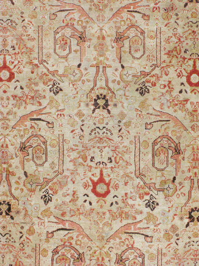 Antique Persian Mahal Carpet, No.23530 - Gss