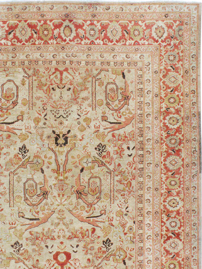 Antique Persian Mahal Carpet, No.23530 - Gss