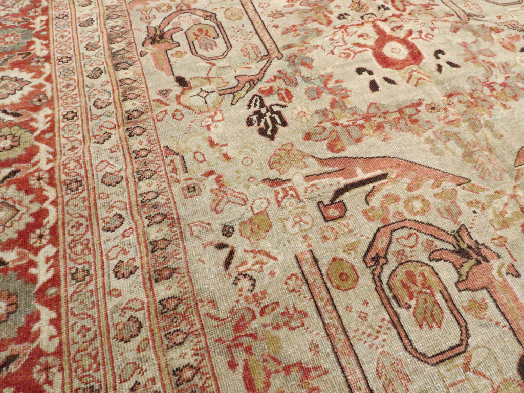 Antique Persian Mahal Carpet, No.23530 - Gss