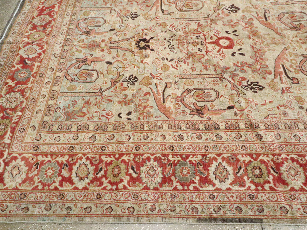 Antique Persian Mahal Carpet, No.23530 - Gss
