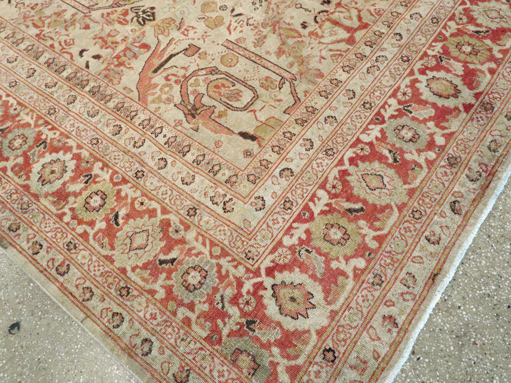 Antique Persian Mahal Carpet, No.23530 - Gss