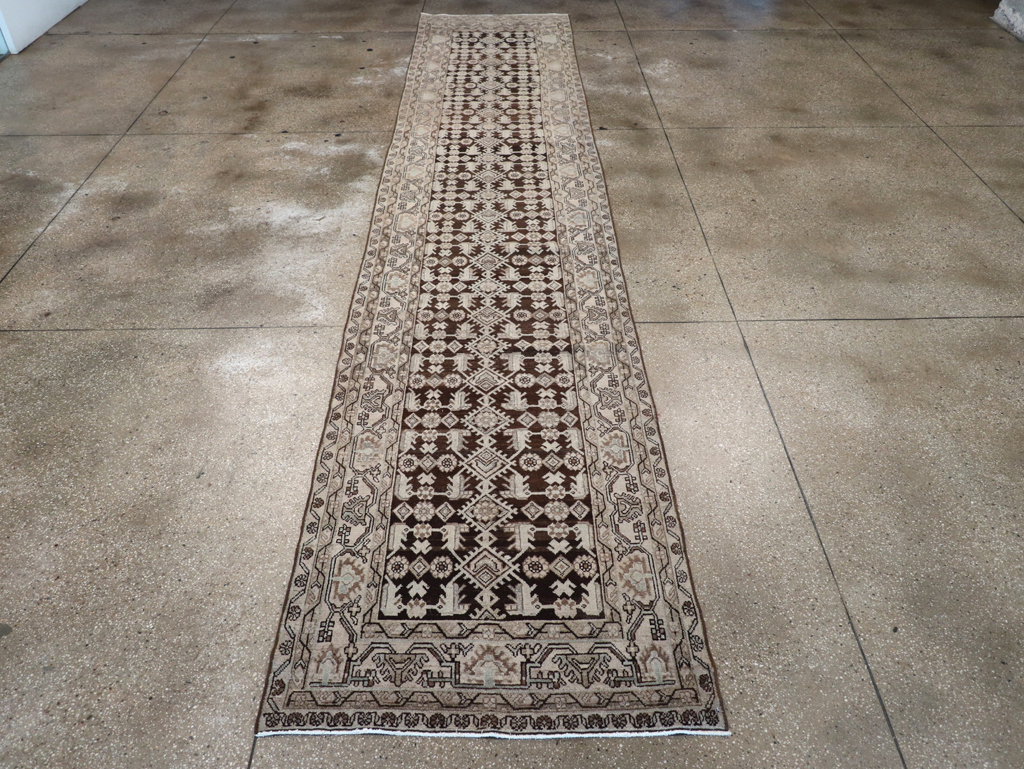 Vintage Persian Malayer Runner, No.23535 - Gss