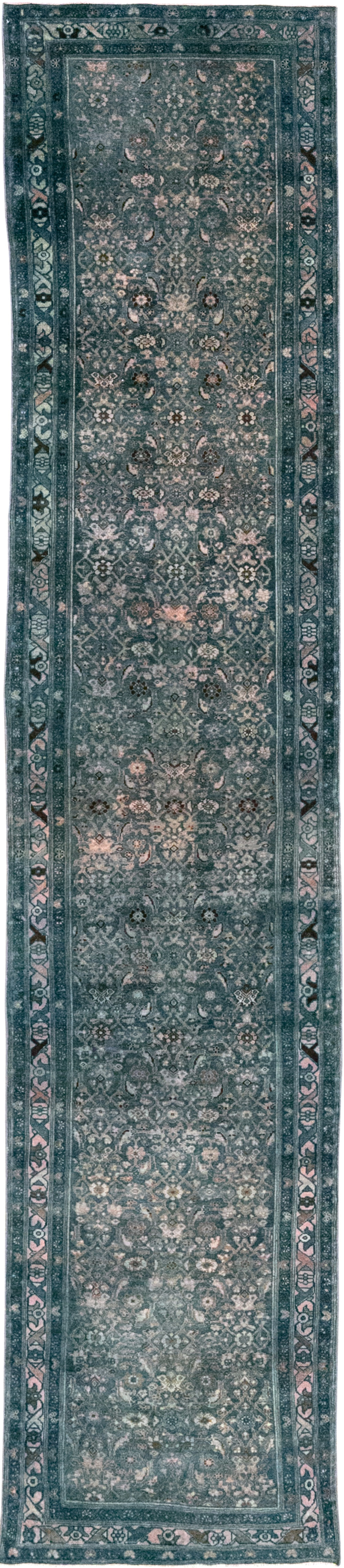 Vintage Persian Malayer Long Runner, No.23537 - Gss