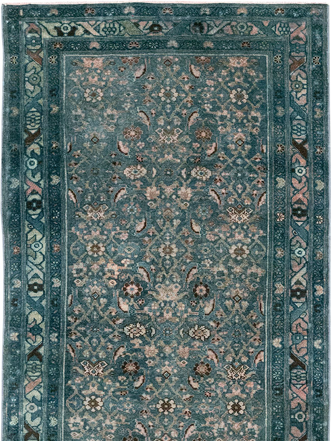 Vintage Persian Malayer Long Runner, No.23537 - Gss