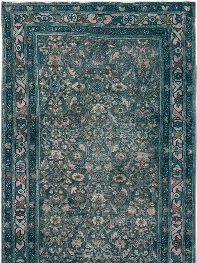 Vintage Persian Malayer Long Runner, No.23537 - Gss