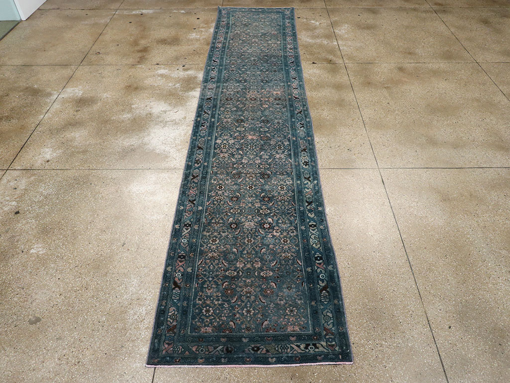 Vintage Persian Malayer Long Runner, No.23537 - Gss