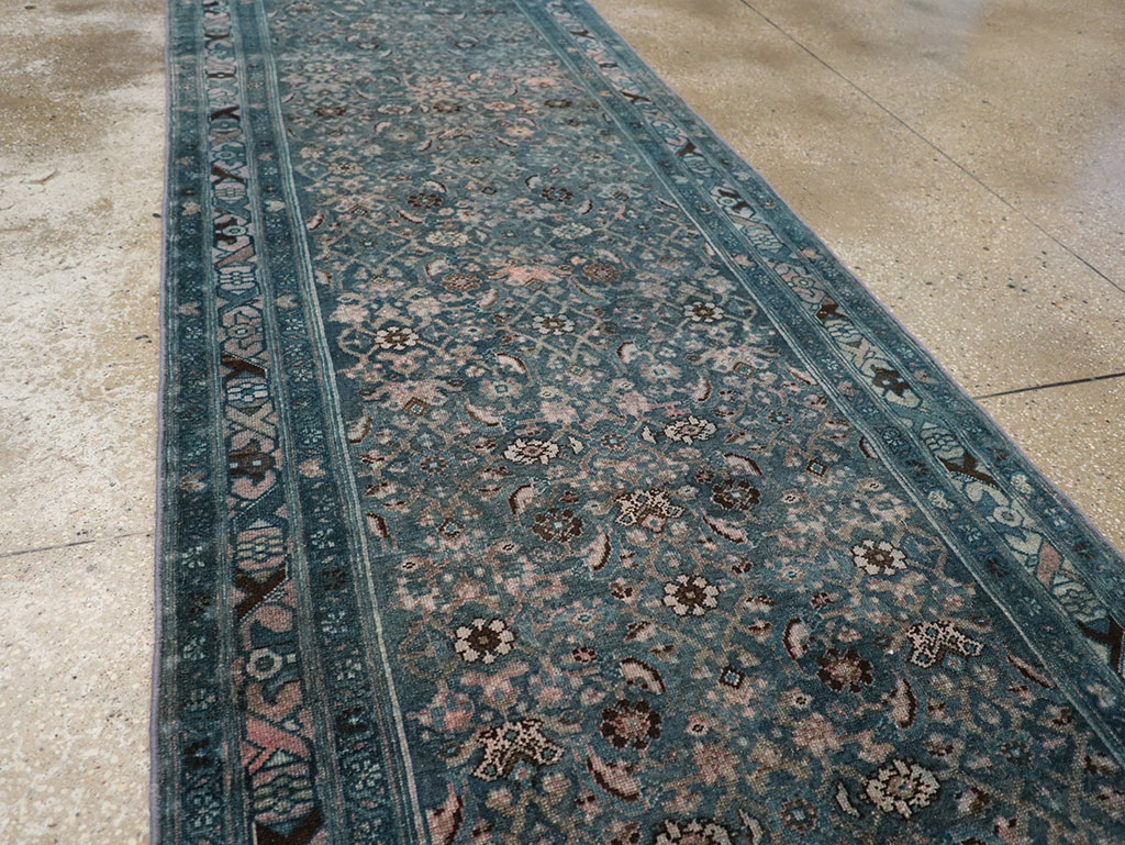 Vintage Persian Malayer Long Runner, No.23537 - Gss