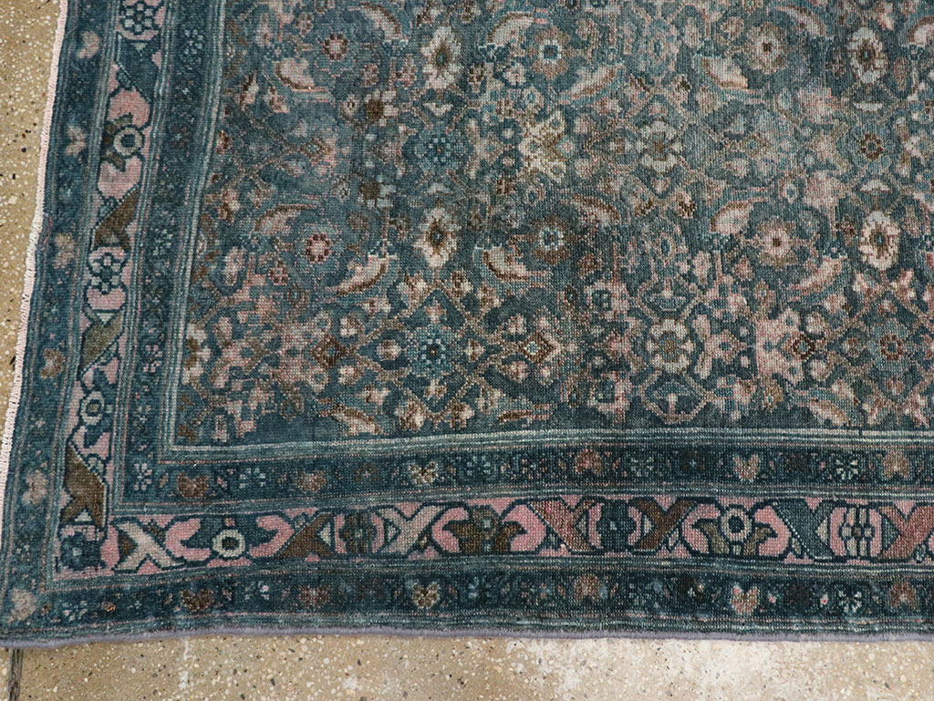 Vintage Persian Malayer Long Runner, No.23537 - Gss