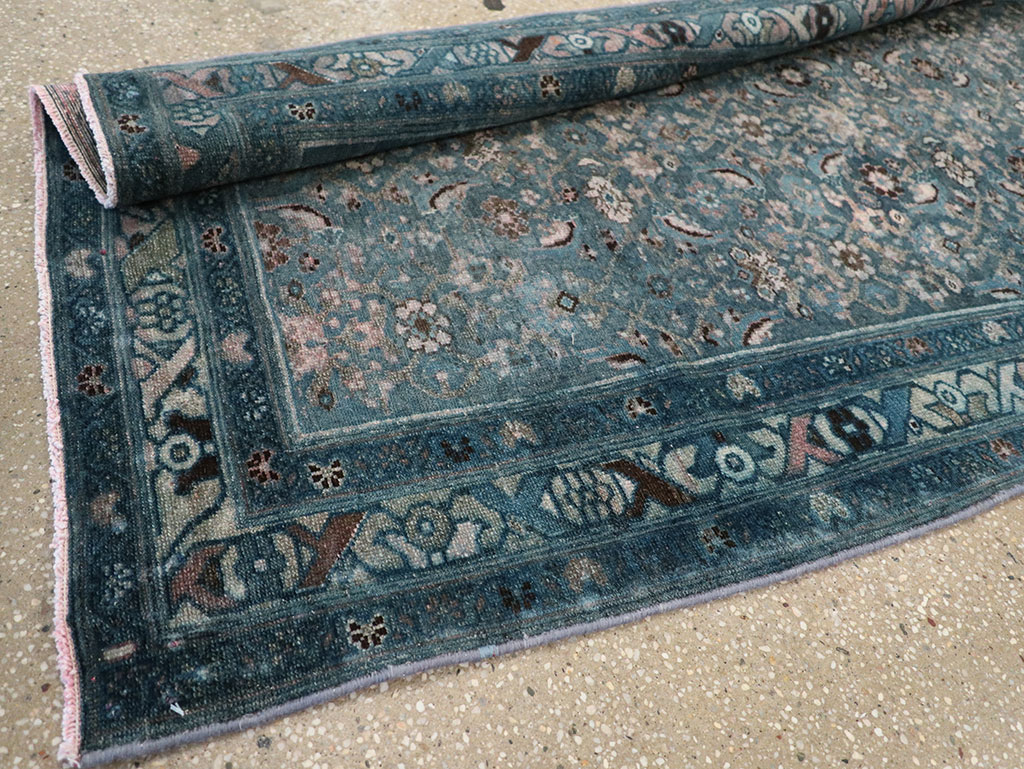 Vintage Persian Malayer Long Runner, No.23537 - Gss