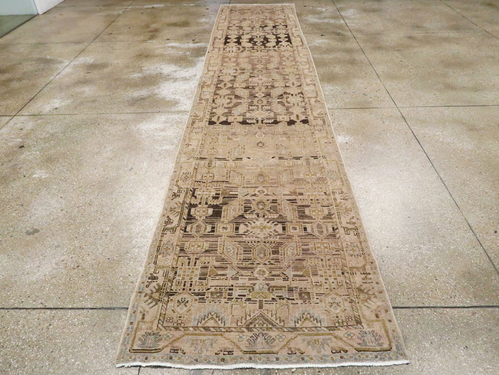 Vintage Persian Malayer Runner, No.23538 - Gss