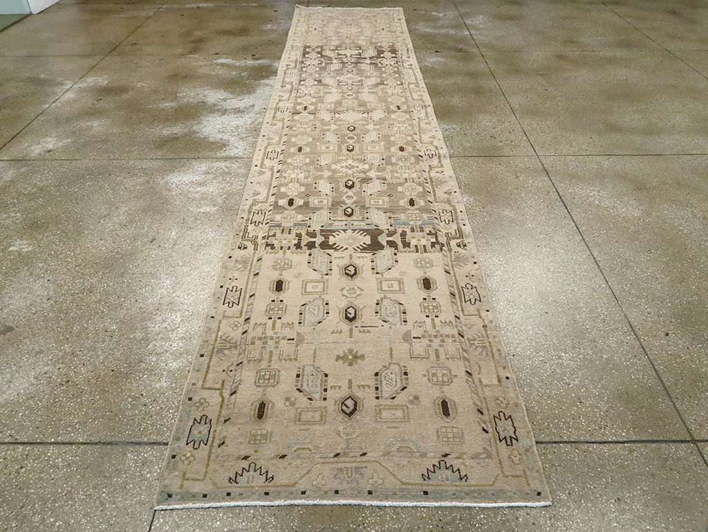 Vintage Persian Malayer Runner, No.23539 - Gss