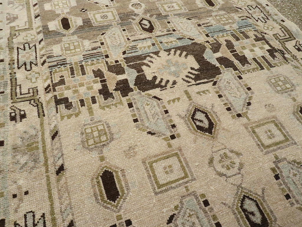 Vintage Persian Malayer Runner, No.23539 - Gss