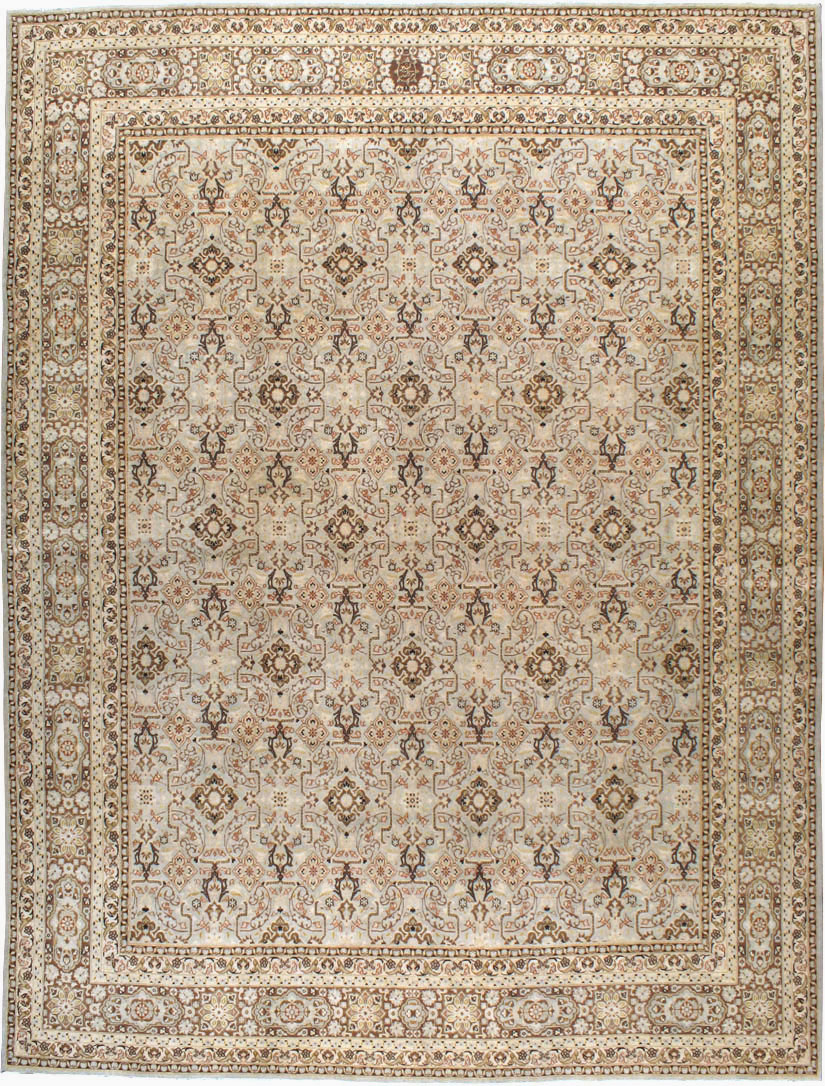Antique Persian Mashad Carpet, No.23544 - Gss