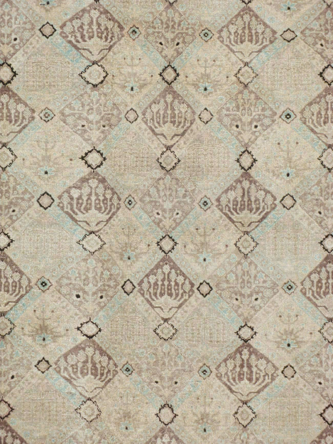 Vintage Persian Kashan Carpet, No.23545 - Gss