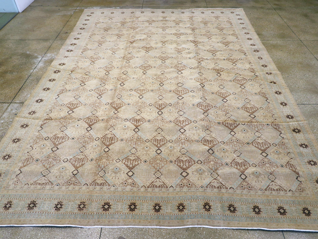 Vintage Persian Kashan Carpet, No.23545 - Gss