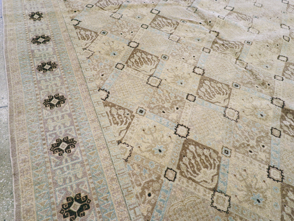 Vintage Persian Kashan Carpet, No.23545 - Gss