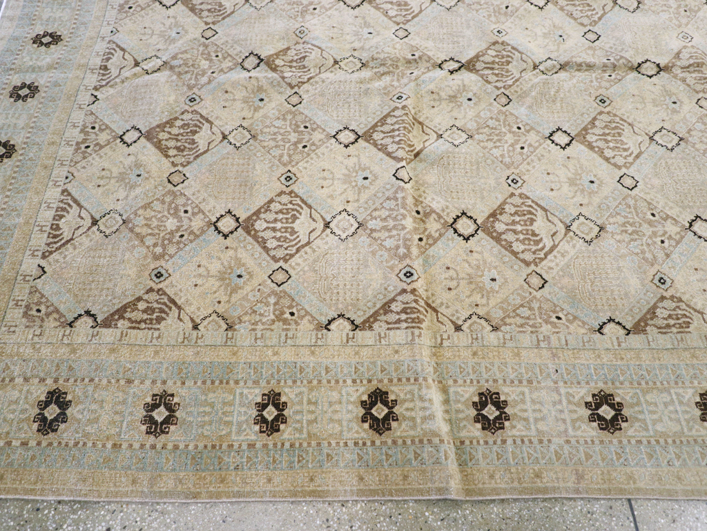 Vintage Persian Kashan Carpet, No.23545 - Gss