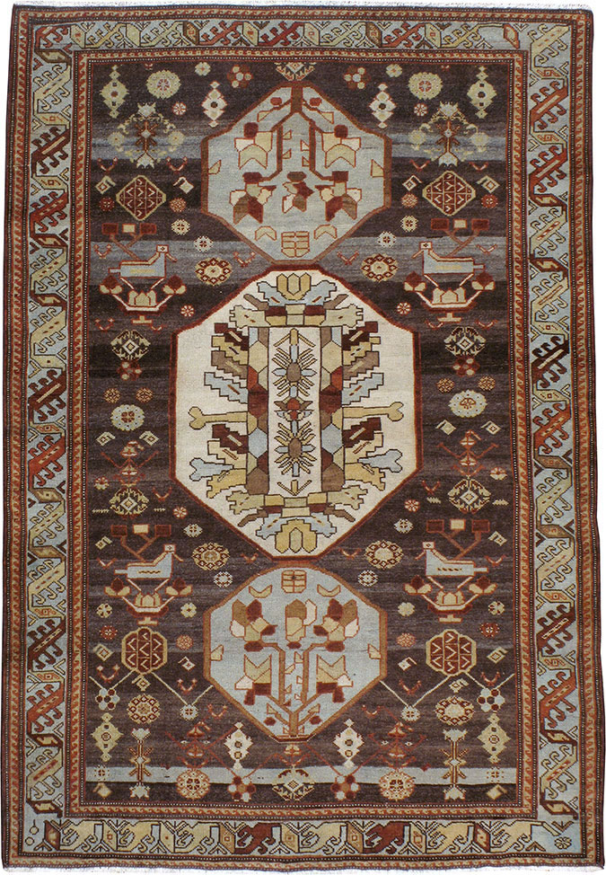 Vintage Persian Malayer Rug, No.23546 - Gss
