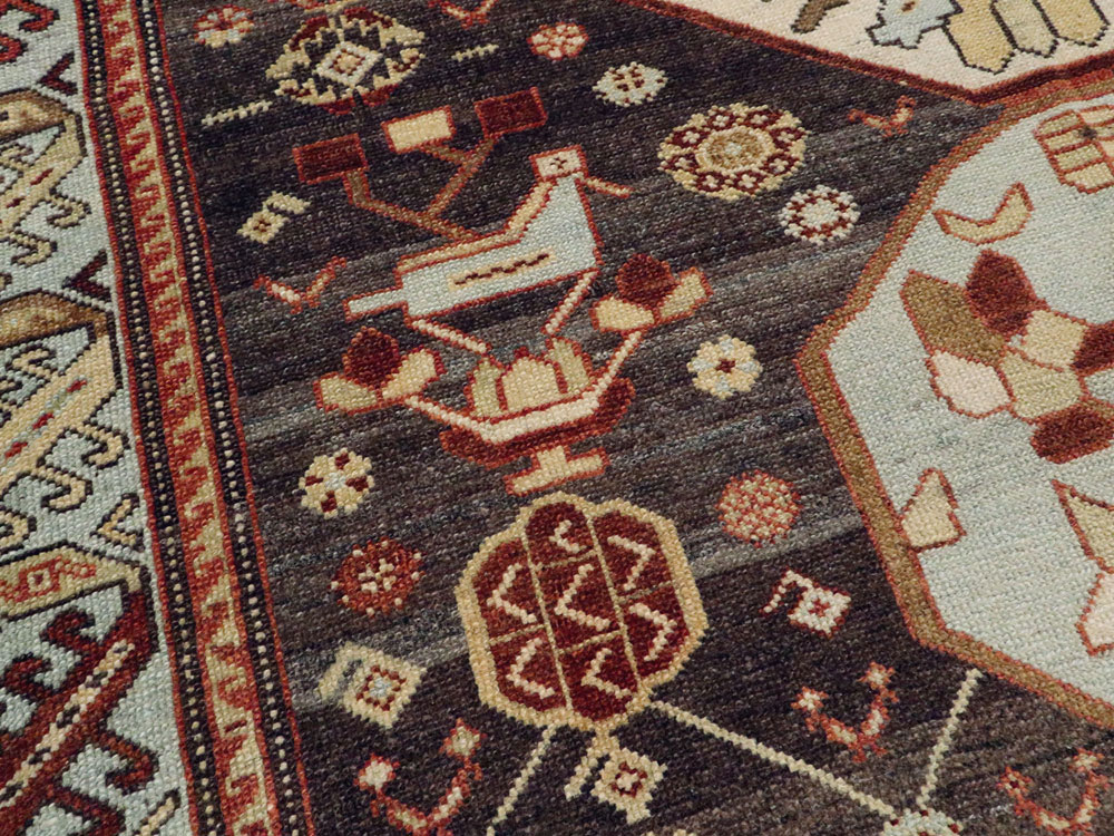 Vintage Persian Malayer Rug, No.23546 - Gss