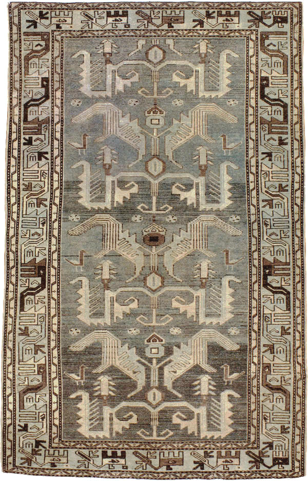 Vintage Persian Malayer Rug, No.23552 - Gss