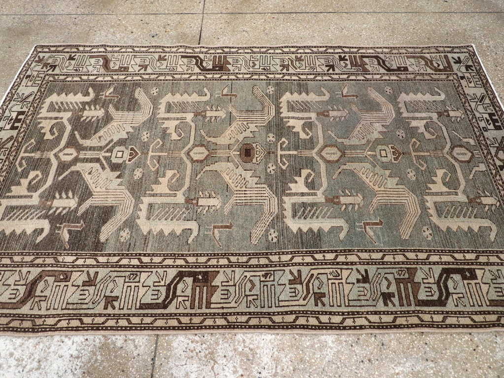 Vintage Persian Malayer Rug, No.23552 - Gss