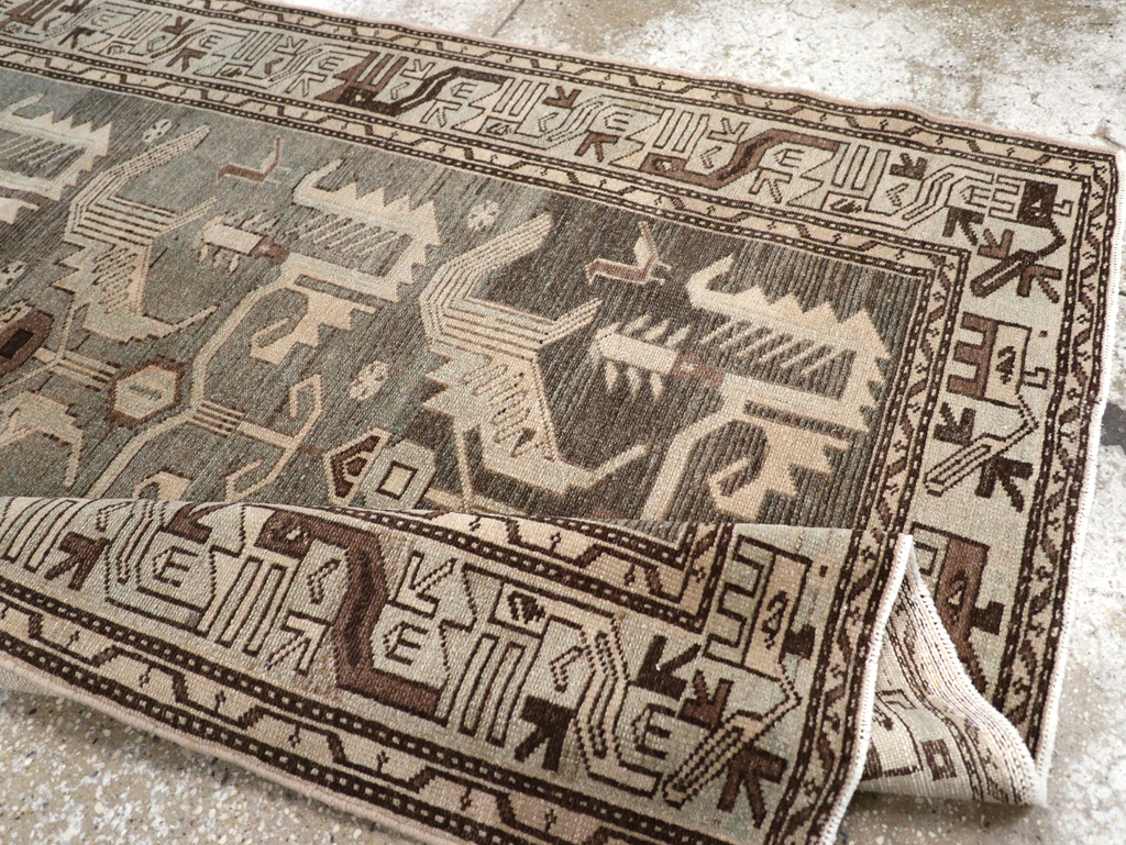 Vintage Persian Malayer Rug, No.23552 - Gss