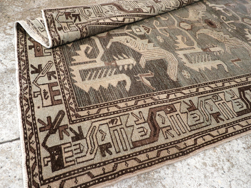 Vintage Persian Malayer Rug, No.23552 - Gss