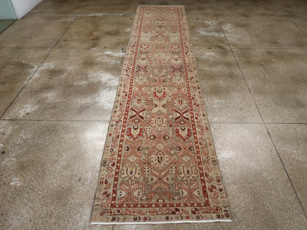 Vintage Persian Malayer Runner, No.23554 - Gss