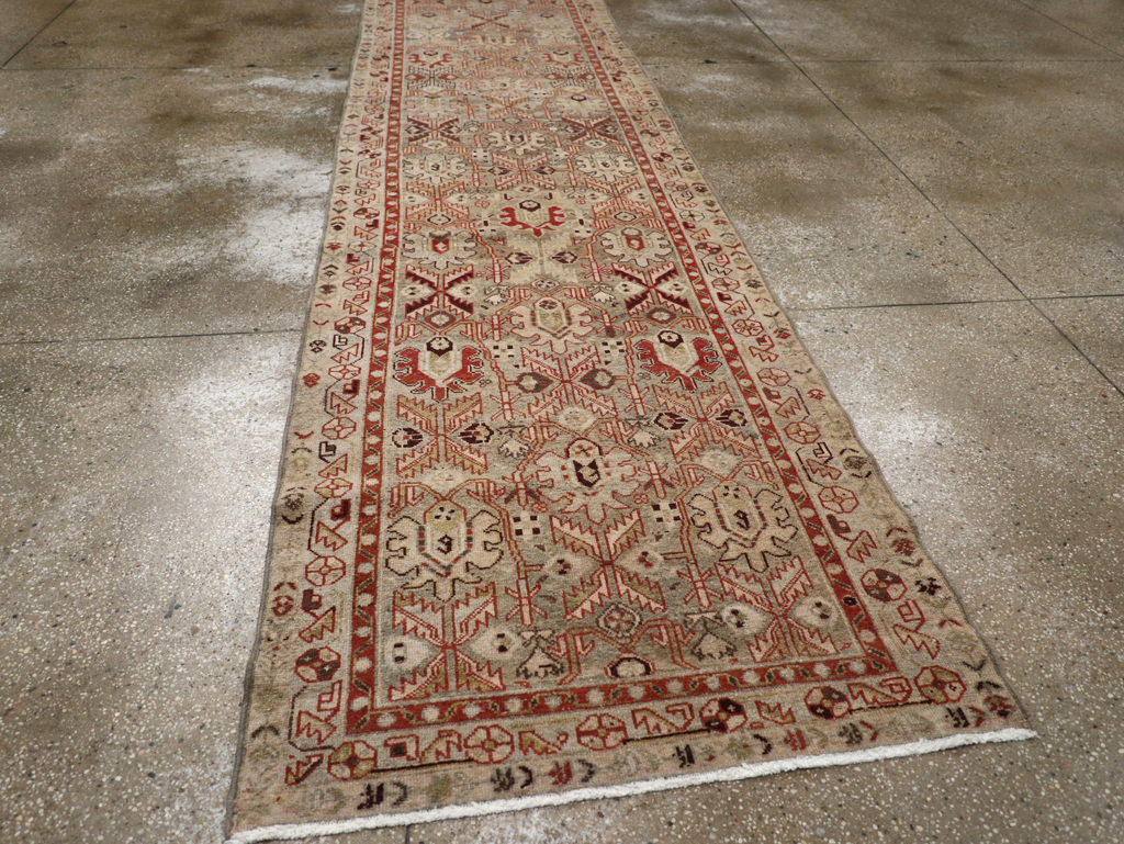 Vintage Persian Malayer Runner, No.23554 - Gss