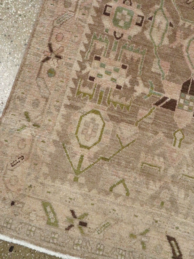 Vintage Persian Malayer Runner, No.23561 - Gss