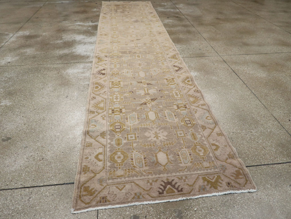 Vintage Persian Malayer Runner, No.23563 - Gss