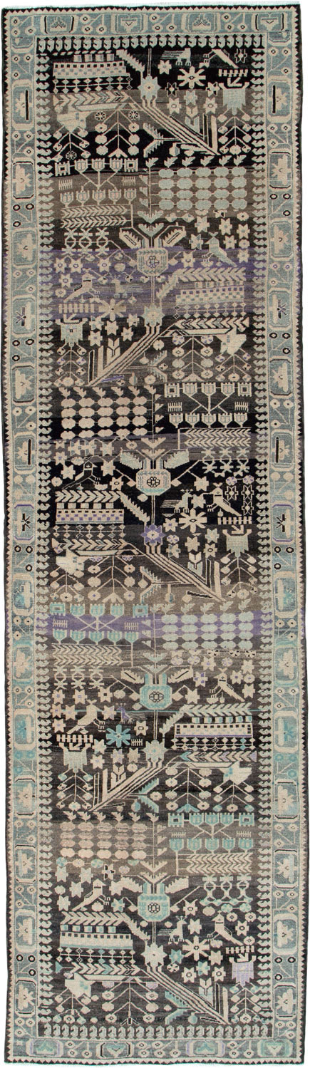 Vintage Persian Malayer Runner, No.23564 - Gss