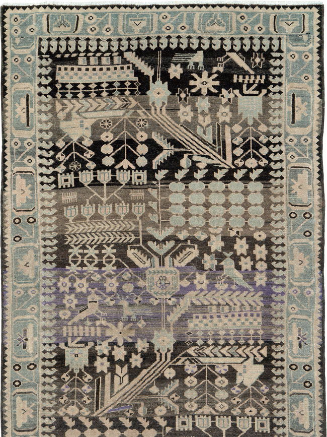 Vintage Persian Malayer Runner, No.23564 - Gss