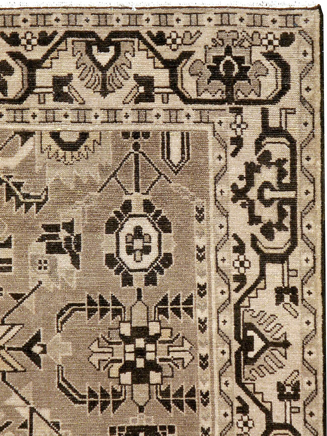 Vintage Persian Malayer Accent Rug, No.23567 - Gss