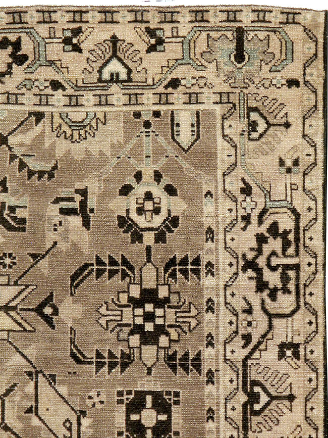 Vintage Persian Malayer Accent Rug, No.23567 - Gss