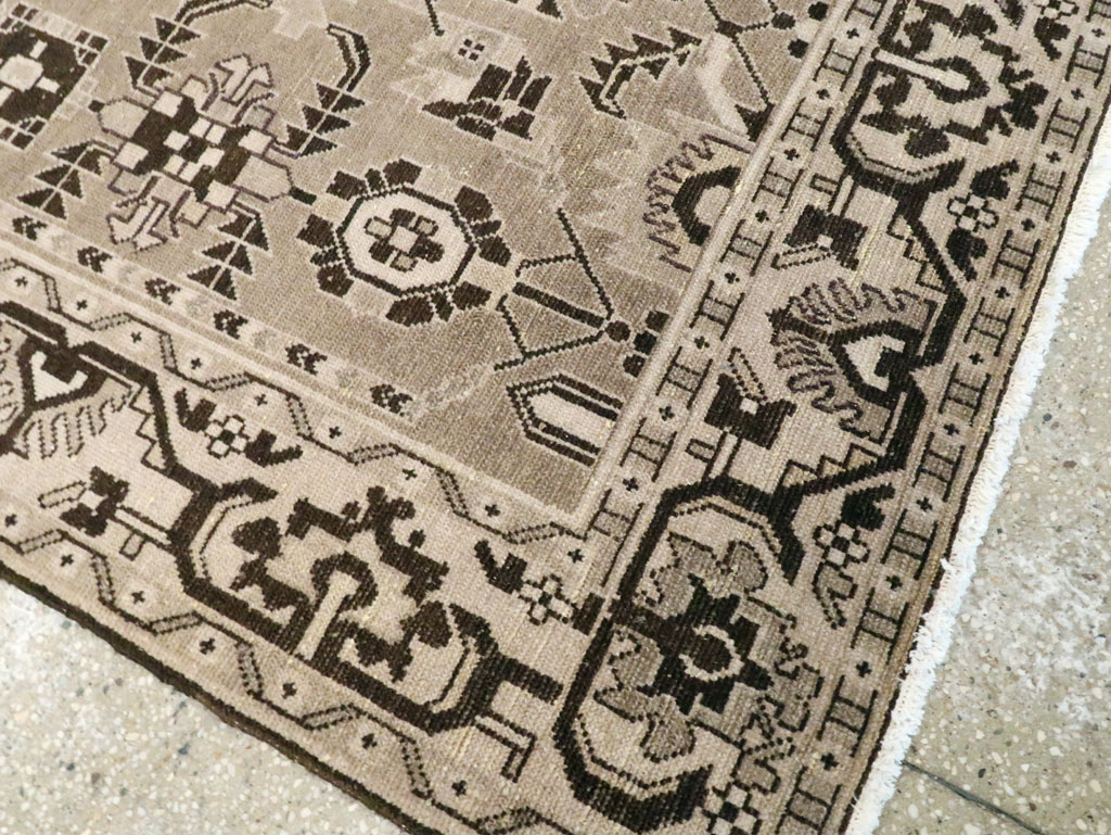 Vintage Persian Malayer Accent Rug, No.23567 - Gss