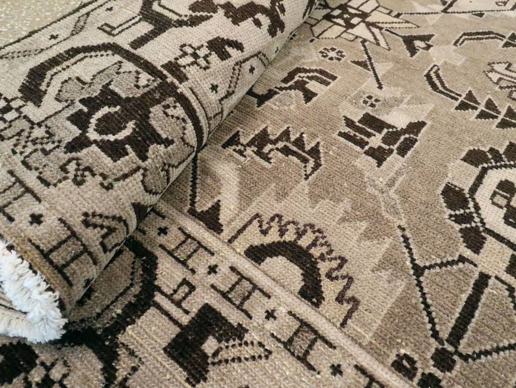 Vintage Persian Malayer Accent Rug, No.23567 - Gss