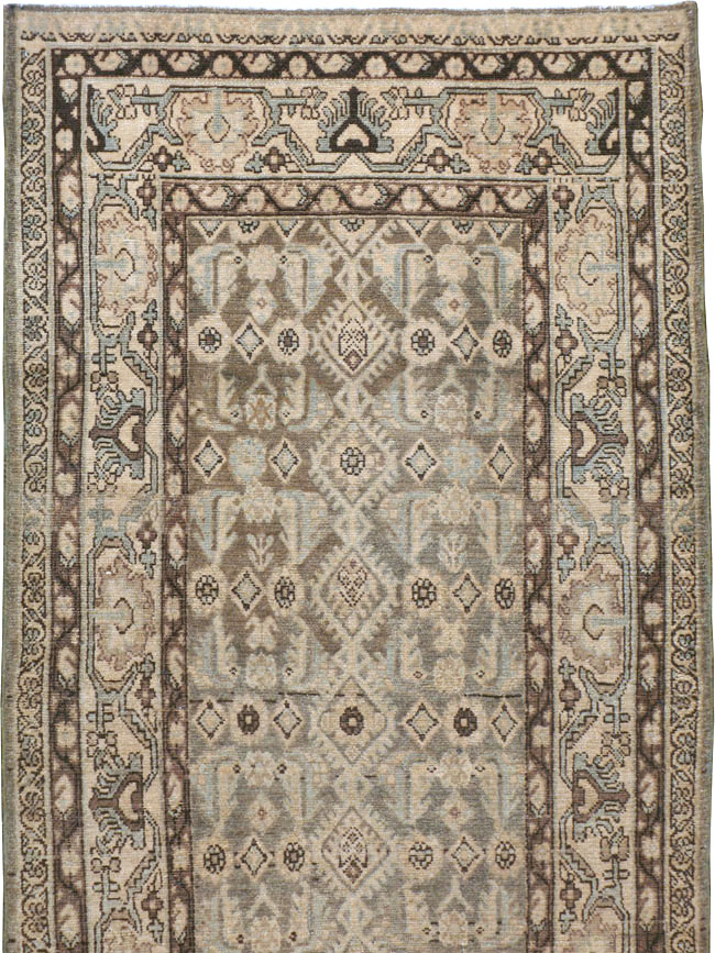 Vintage Persian Malayer Runner, No.23569 - Gss