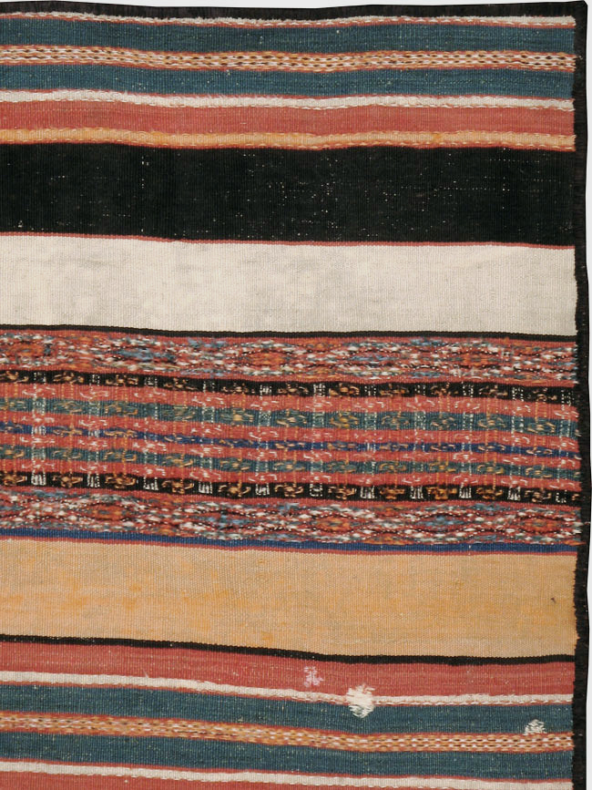 Vintage Persian Flat-weave Kilim, No.23578 - Gss