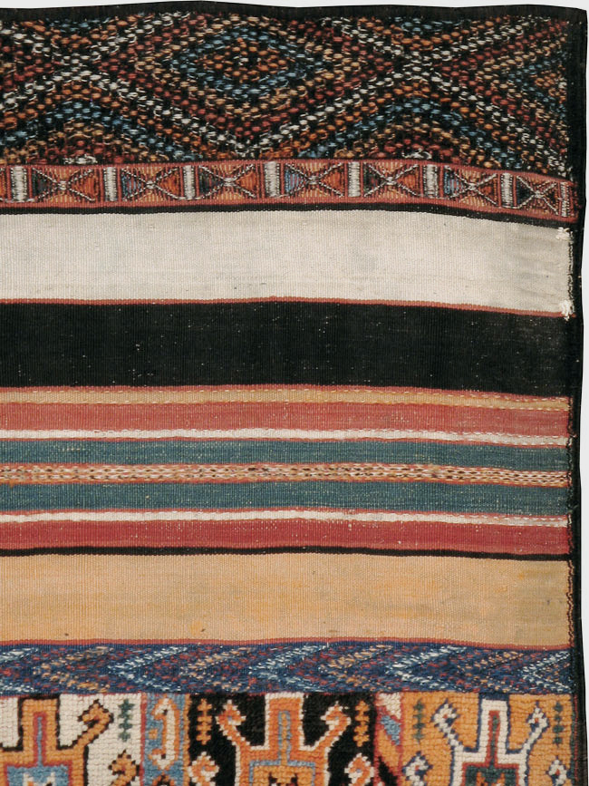 Vintage Persian Flat-weave Kilim, No.23578 - Gss