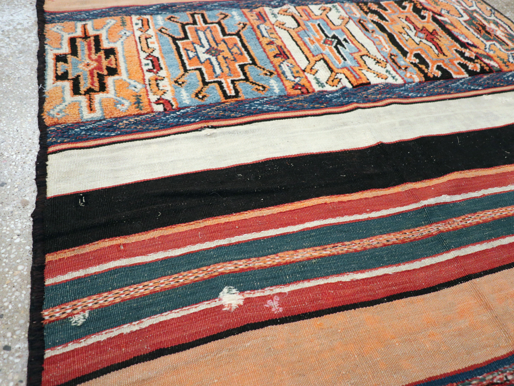 Vintage Persian Flat-weave Kilim, No.23578 - Gss
