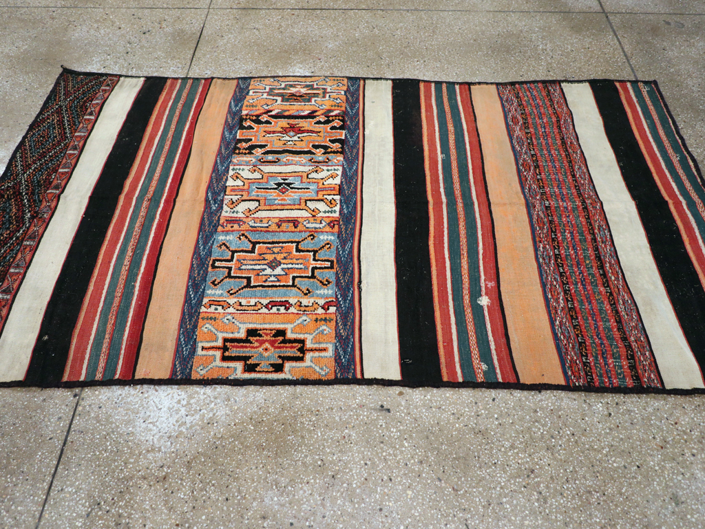 Vintage Persian Flat-weave Kilim, No.23578 - Gss