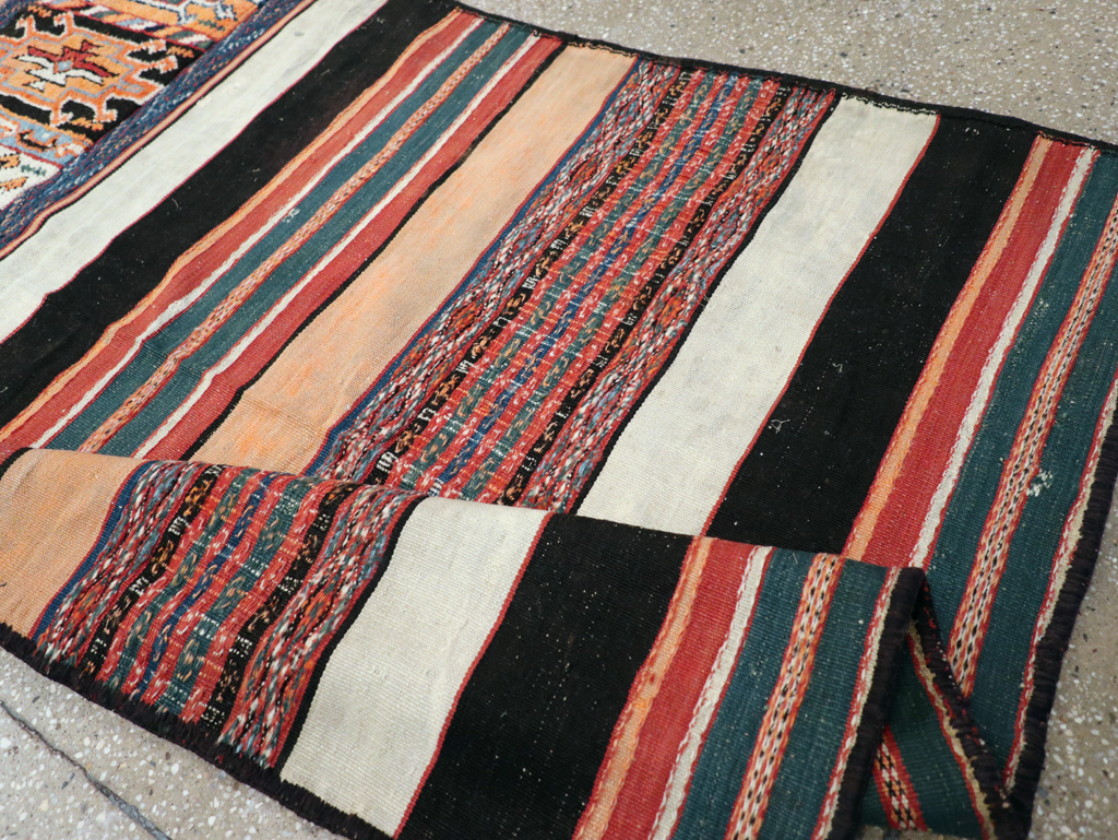 Vintage Persian Flat-weave Kilim, No.23578 - Gss