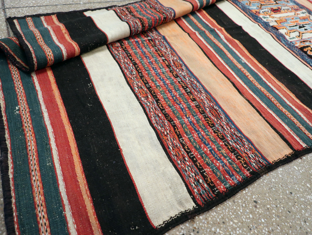 Vintage Persian Flat-weave Kilim, No.23578 - Gss