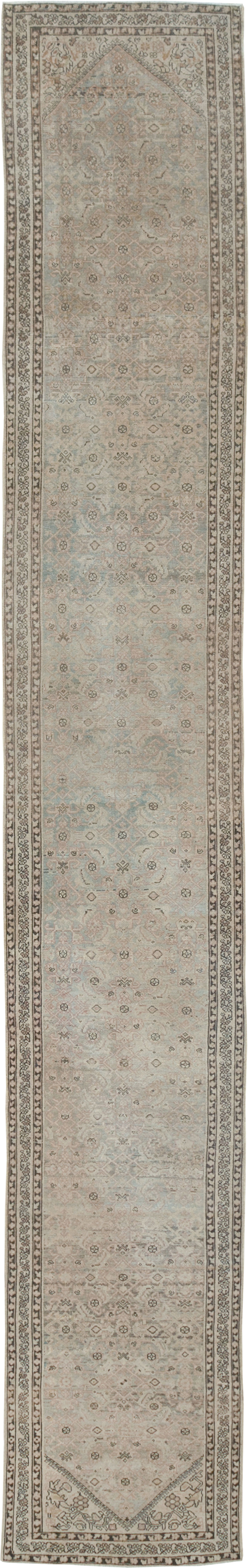 Vintage Persian Malayer Runner (Pair: 1 of 2), No.23592 - Gss