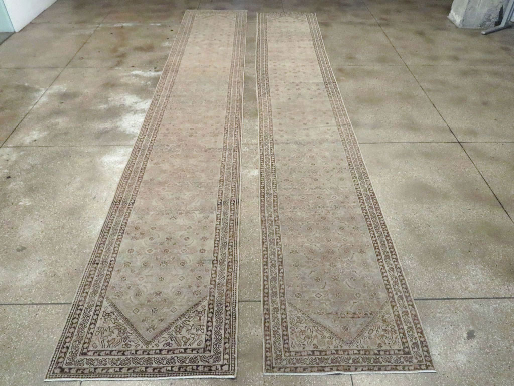 Vintage Persian Malayer Runner (Pair: 1 of 2), No.23592 - Gss