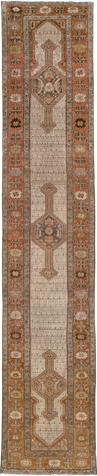 Vintage Persian Malayer Runner, No.23594 - Gss