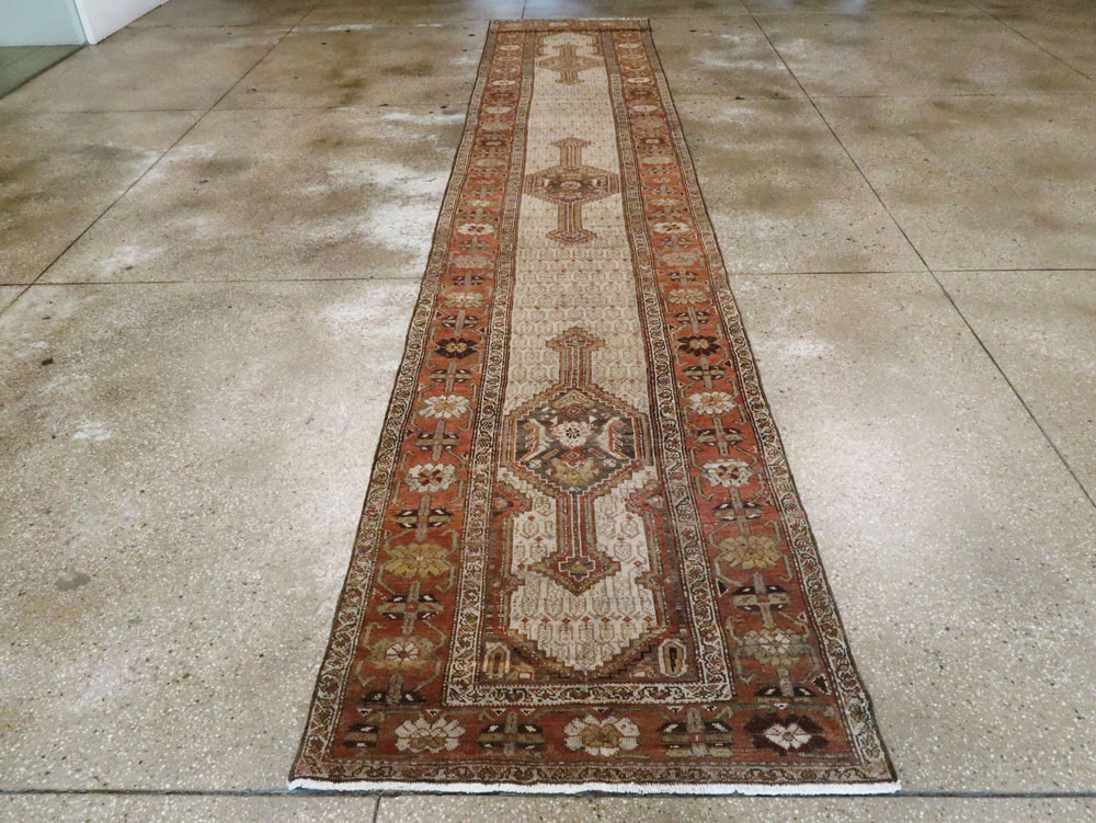Vintage Persian Malayer Runner, No.23594 - Gss