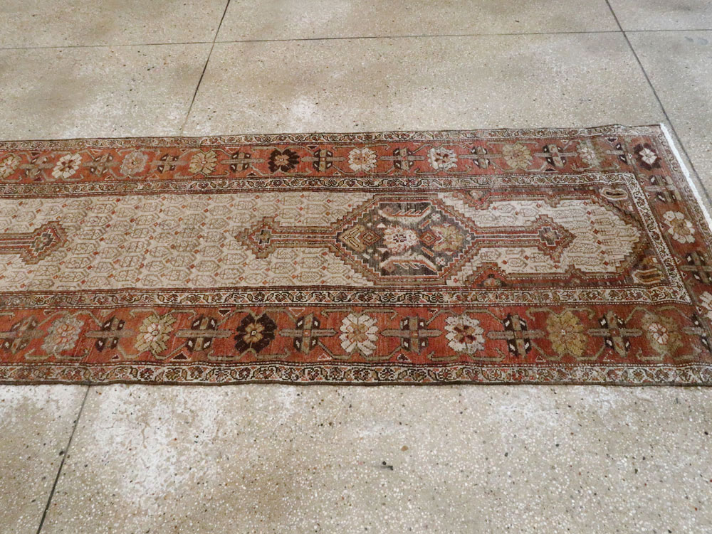 Vintage Persian Malayer Runner, No.23594 - Gss