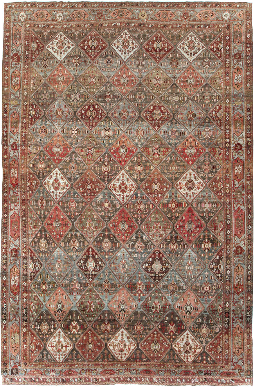 Antique Persian Afshar Carpet, No.23602 - Gss